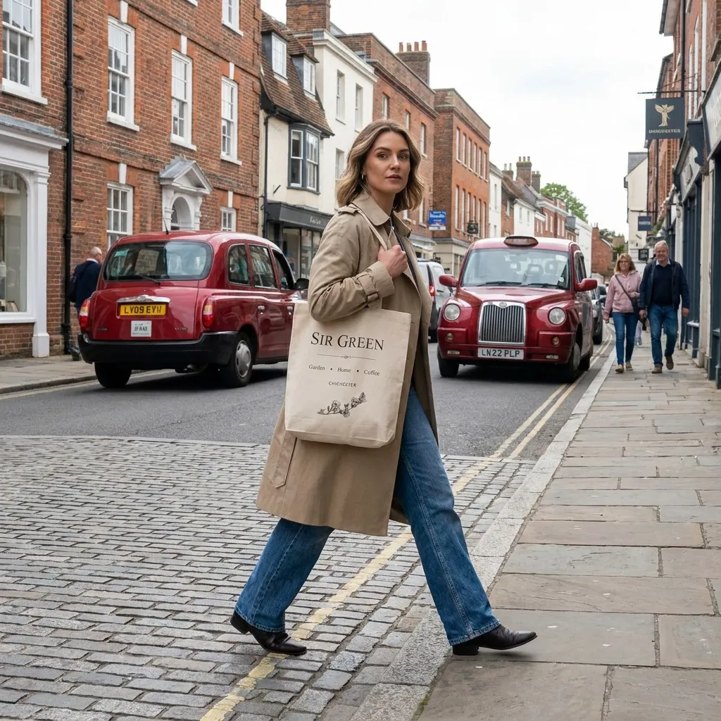 Sir Green Signature Canvas Tote Bag