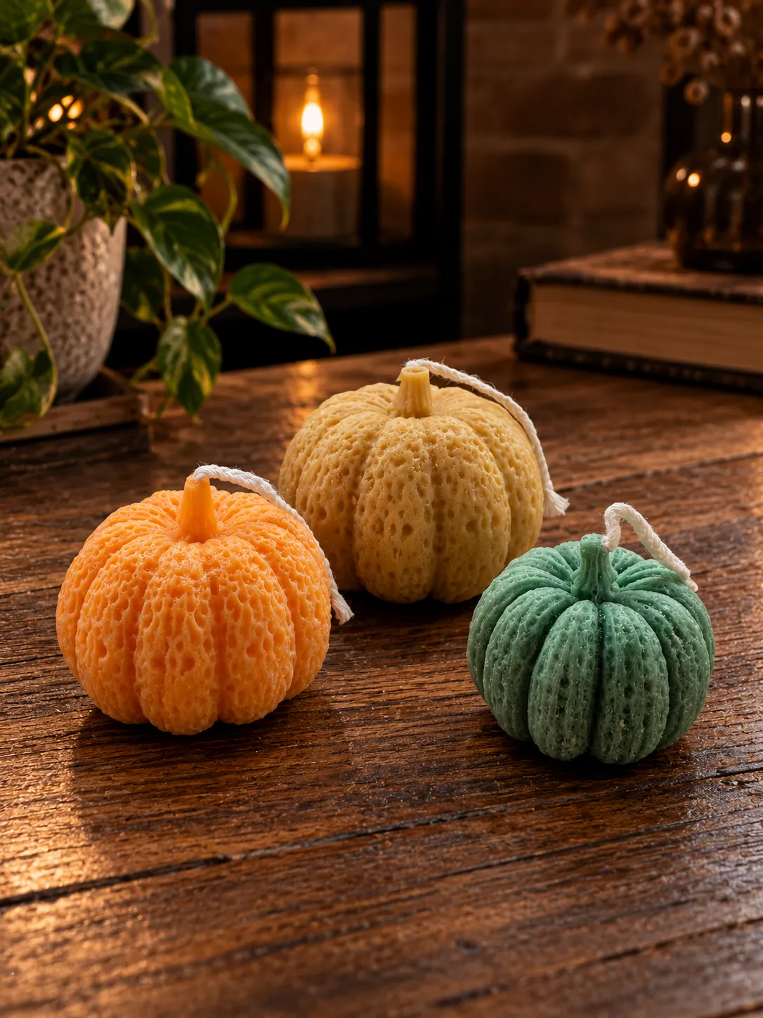 Pumpkin Candle Set